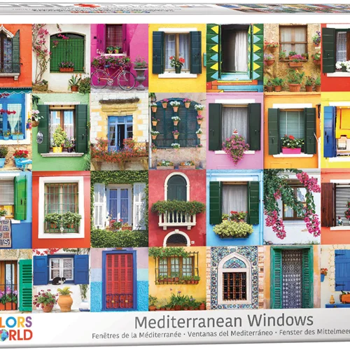 Mediterranean Windows/ پنجره های مدیترانه ای/ 1000 تکه