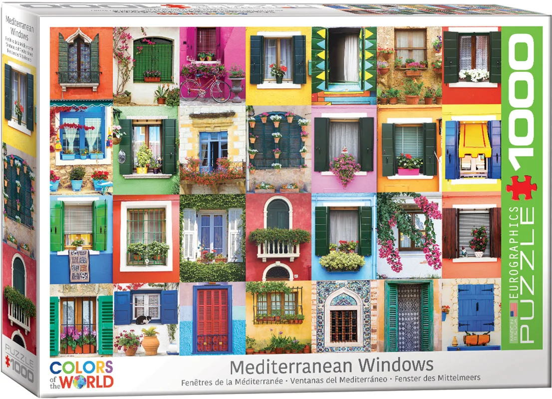 Mediterranean Windows/ پنجره های مدیترانه ای/ 1000 تکه