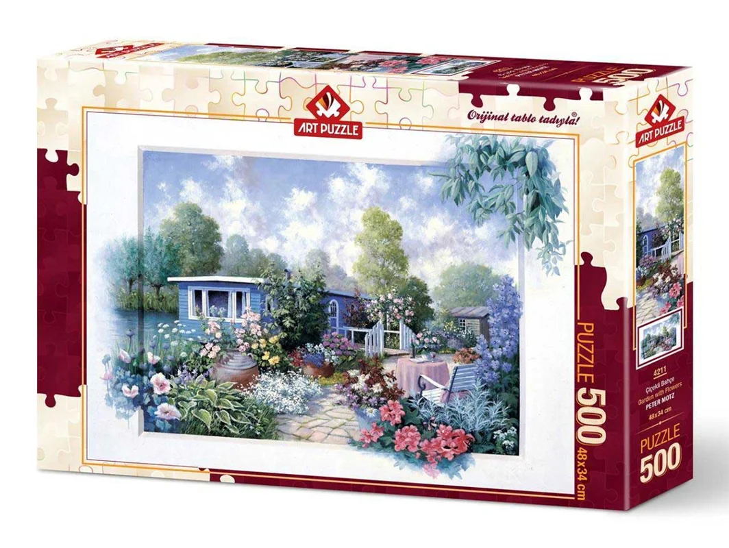 خرید پازل آرت 500 تکه «باغ گل ها» Art Puzzle Garden with Flowers 500 pcs 4211