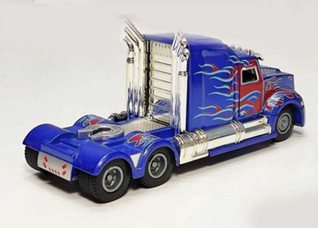 ماکت فلزی اسباب بازی ماشین فلزی های تراک « کامیون کشنده پتربیلت» Hy Truck Diecast Trailer Towing Vehicle Truck Peterbilt 5012-31