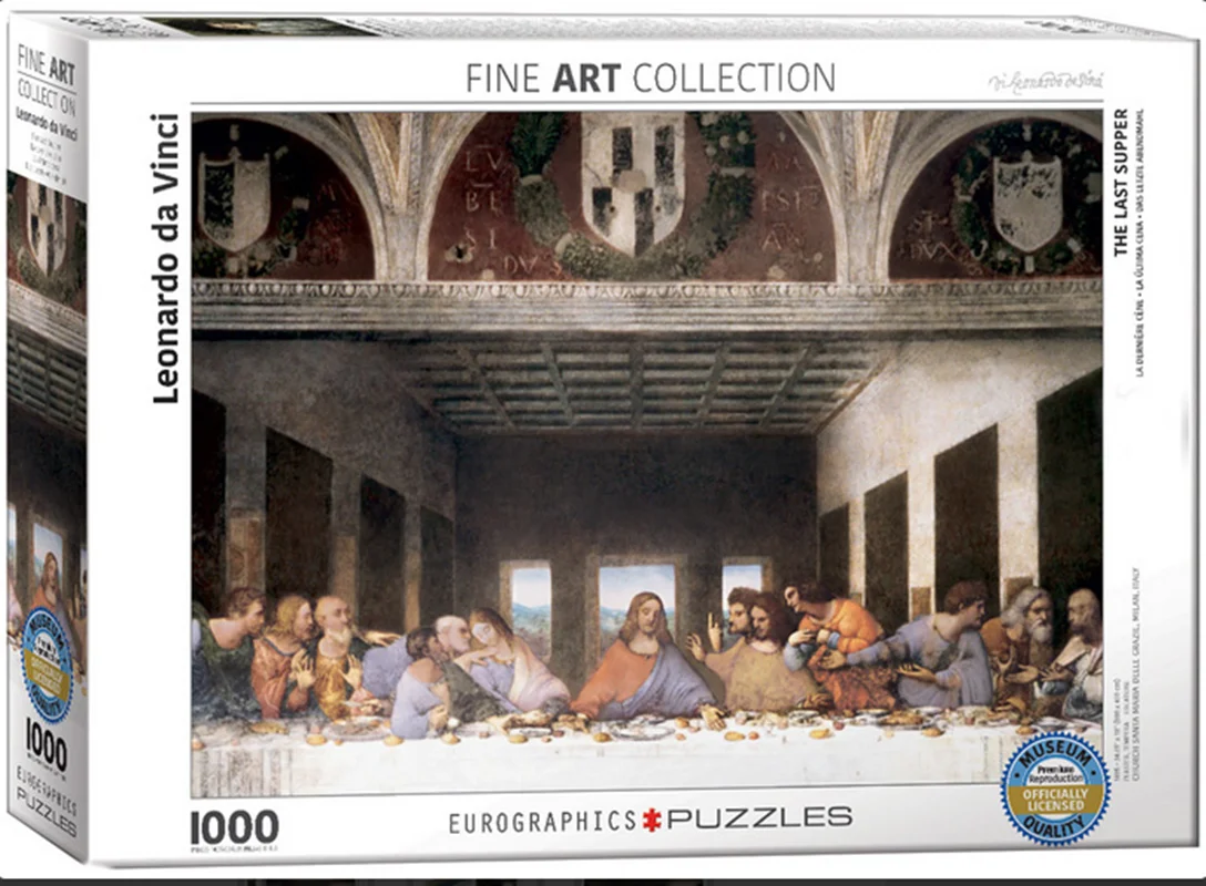 پازل یوروگرافیک 1000 تکه «شام آخر» Eurographics Puzzle The Last Supper 1000 pieces 6000-1320