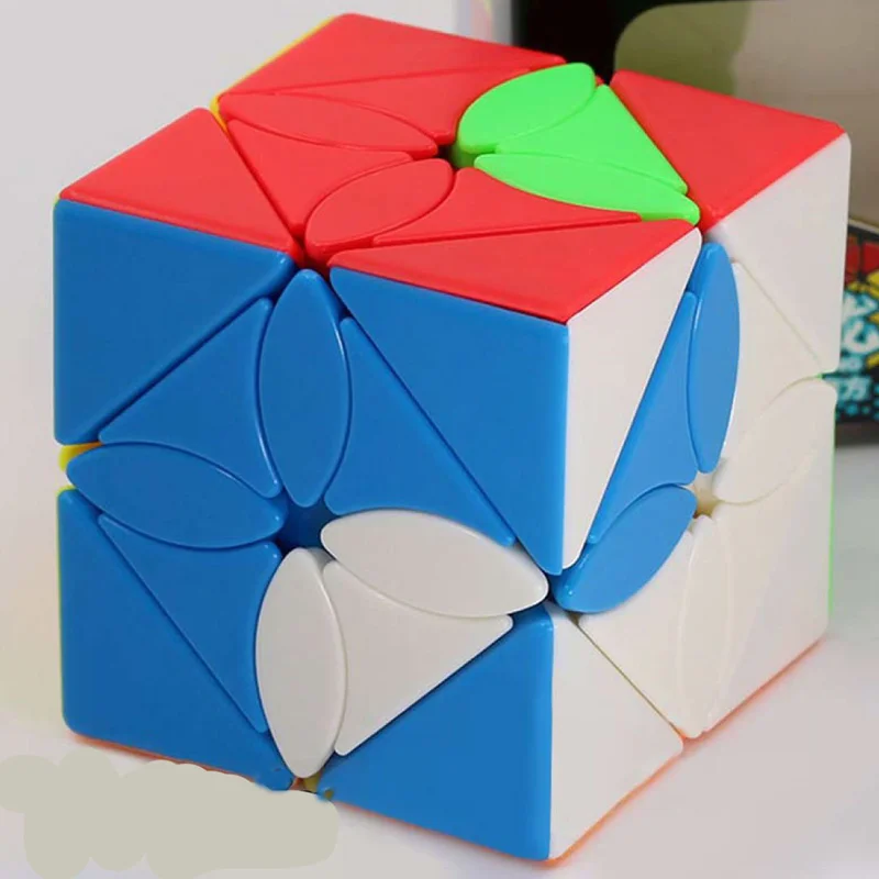 خرید مکعب روبیک مویو «اسکوب برگ افرا»  Rubik Magic MoYu MeiLong skewb cube Maple leaf