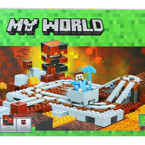 لگو ماینکرفت، راه آهن زیر زمینی Minecraft Underground Railway 10620