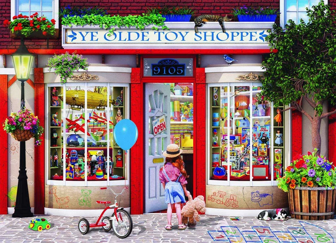 پازل یوروگرافیک 1000 تکه «فروشگاه اسباب بازی یه اولده» Eurographics Puzzle Ye Olde Toy Shoppe 1000 pieces 6000-5406