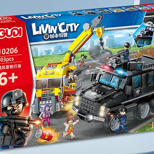 لگو «ماشین یگان ویژه و جرثقیل، عملیات نجات طوفان» 10206