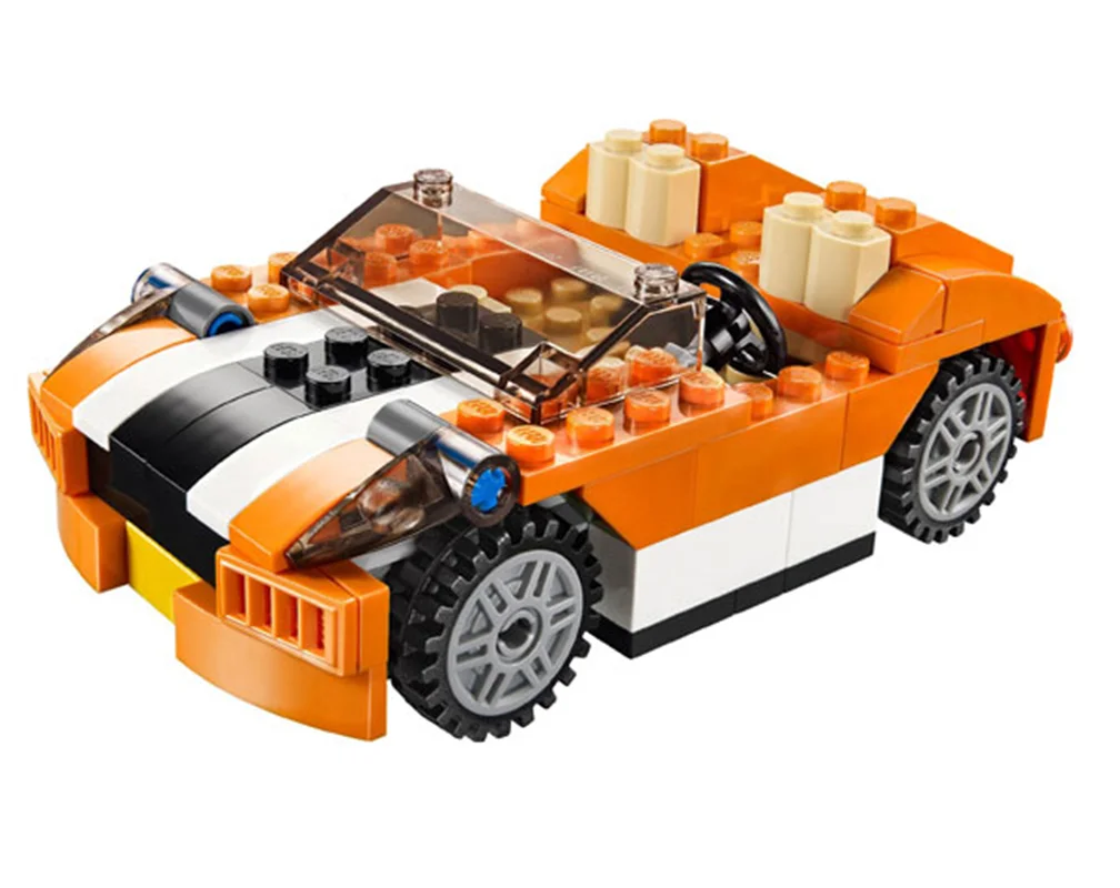 خرید لگو جی سی آرشیتکت چندگانه «ماشین 3 مدل» Jisi Bricks Block Architect Lego Set 3108