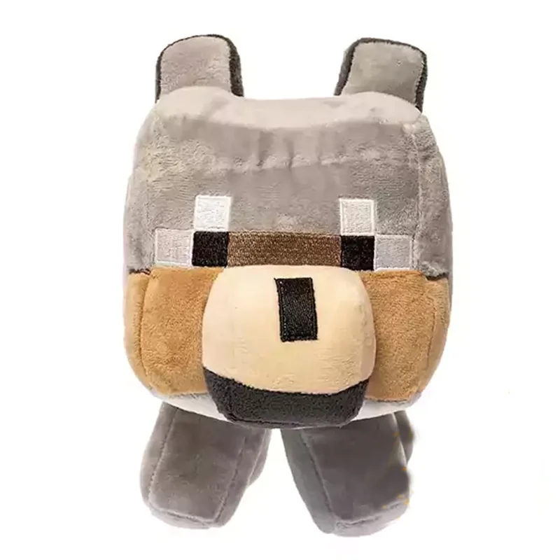 عروسک پولیشی گرگ ماینکرافت نمای جلو