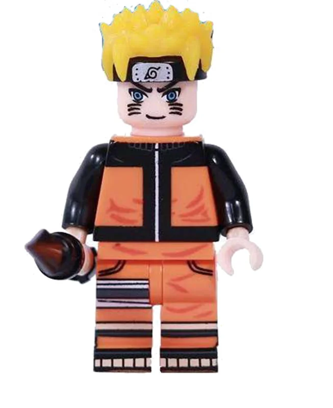 آدمک لگویی مینی فیگور لگویی «ناروتو ازوماکی» Kopf Naruto Series Minifigure Naruto Uzumaki