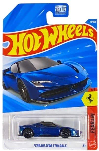 ماشین هات ویلز فراری SF90 استراداله مدل Ferrari SF90 Stradale