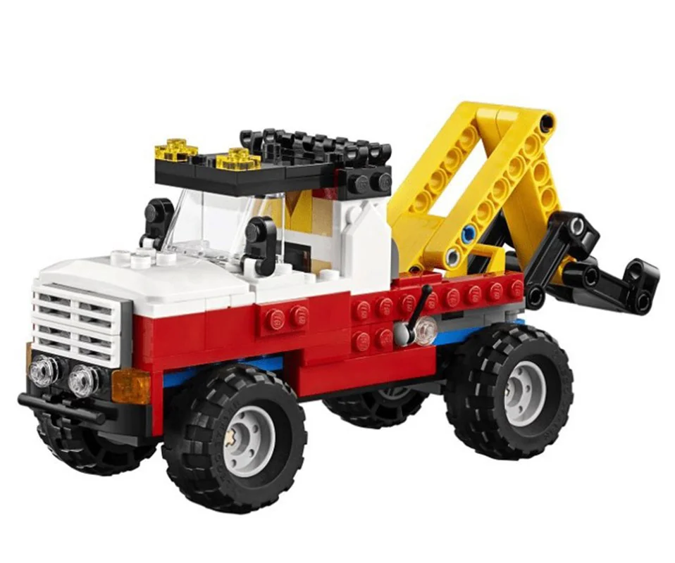 خرید لگو نمایش لگو بدلکاری لگو کریت «نمایش بدلکاری سیار»  Lego Bela Crate Mobile Stunt Show 3 In 1  11054