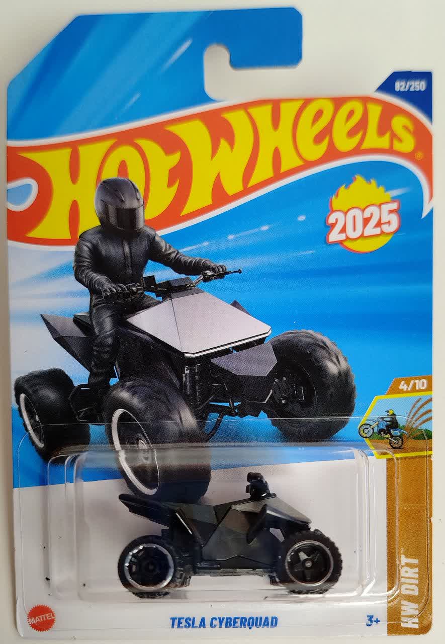 موتور فلزی هات ویلز تسلا سایبر کواد Tesla Cyberquad