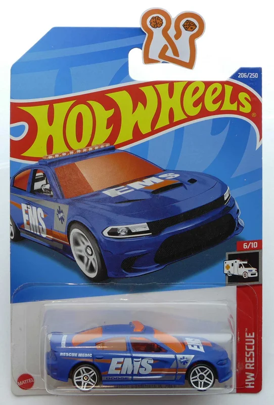 نمای جانبی ماشین فلزی هات ویلز دوج چارجر SRT مدل Hot Wheels 15 Dodge Charger SRT