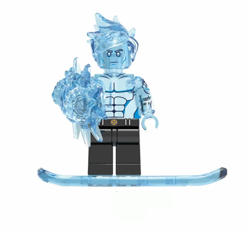 خرید آدمک لگویی فله مینی فیگور لگویی «مرد یخی ایکس من» Kopf Xinh Marvel Series X-Men Iceman XH1427