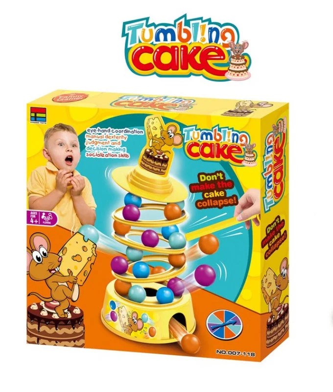 کیک غلتان Tumbling Cake - نمای بستهبندی محصول