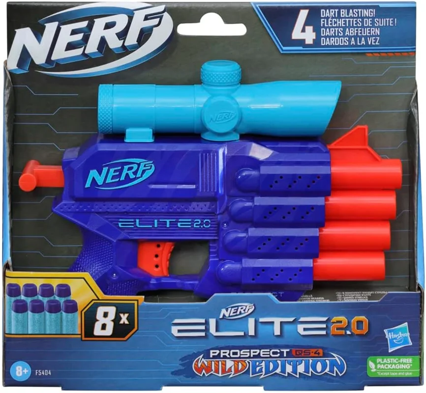 خرید تفنگ نرف «چشم انداز» Nerf Elite 2.0 Prospect QS-4 Blaster F5404