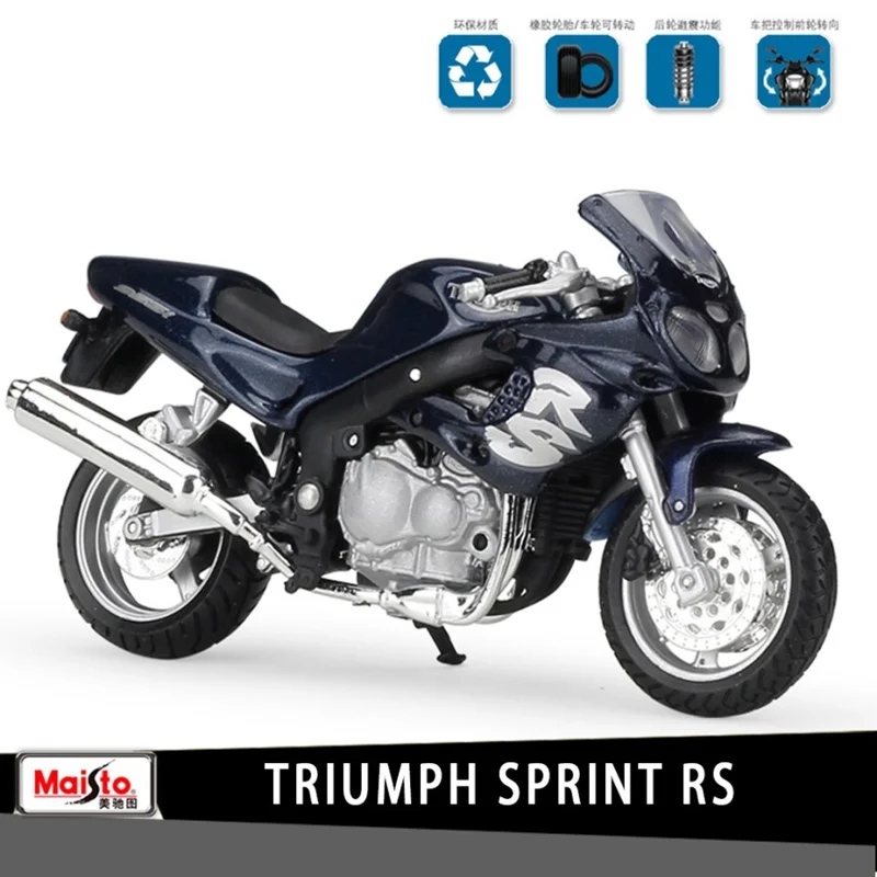خرید ماکت فلزی موتور فلزی موتور مایستو «تریومف اسپرینت RS» موتور فلزی مایستو  Maisto Motorcycles Special Edition Triumph Sprint RS 39300