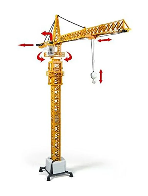 ماکت فلزی ماشین فلزی کایدویی «تاور کرین: جرثقیل برجی» KWD Kaidiwei die cast model truck Tower Slewing Crane 625017