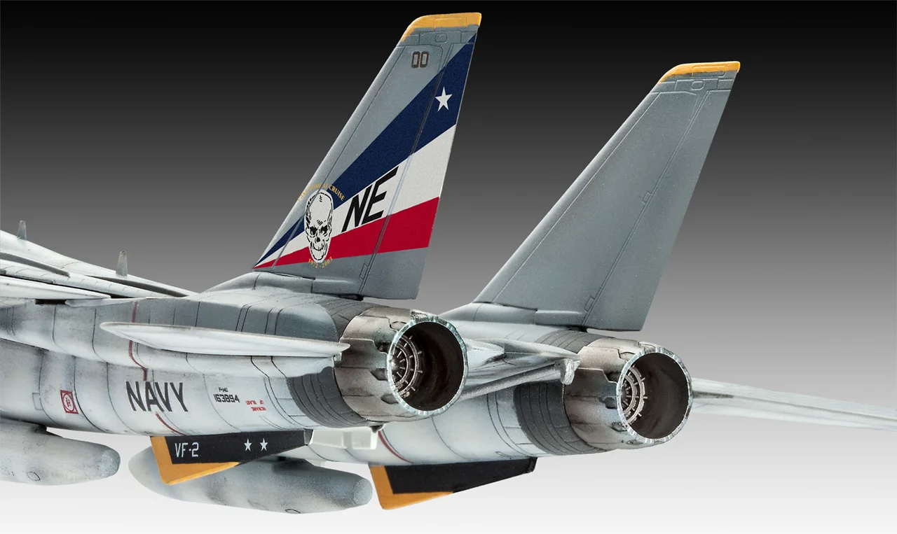 کیت مدل سازی ریول Revell «هواپیما F-14D سوپر تامکت» Revell Model Set Assembly Kit F-14D Super Tomcat 03950 1:100