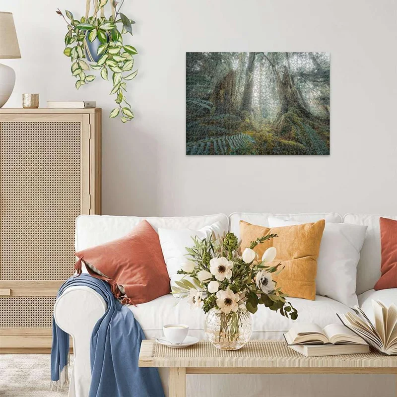 پازل جنگل رونزبرگر در دکور اتاق نشیمن