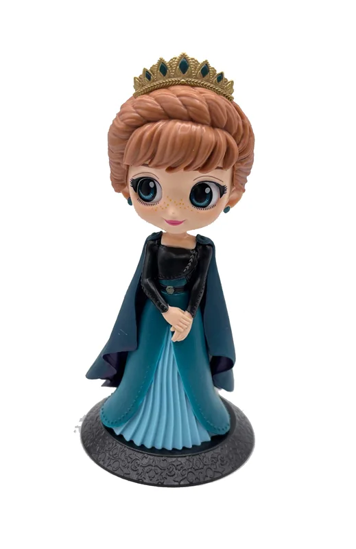 خرید کیوپاسکت فروزن فیگور پرنسس دیزنی «آنا با لباس سبز آبی و تاج» Princess Anna, Banpresto Q Posket Frozen Figure