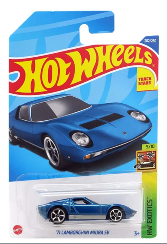 خرید ماشین فلزی ماکت فلزی هات ویلز «71 لامبورگینی میورا SV» ماشین فلزی  Hot Wheels 71 Lamborghini Miura SV HW Exotics 5/10 202/250