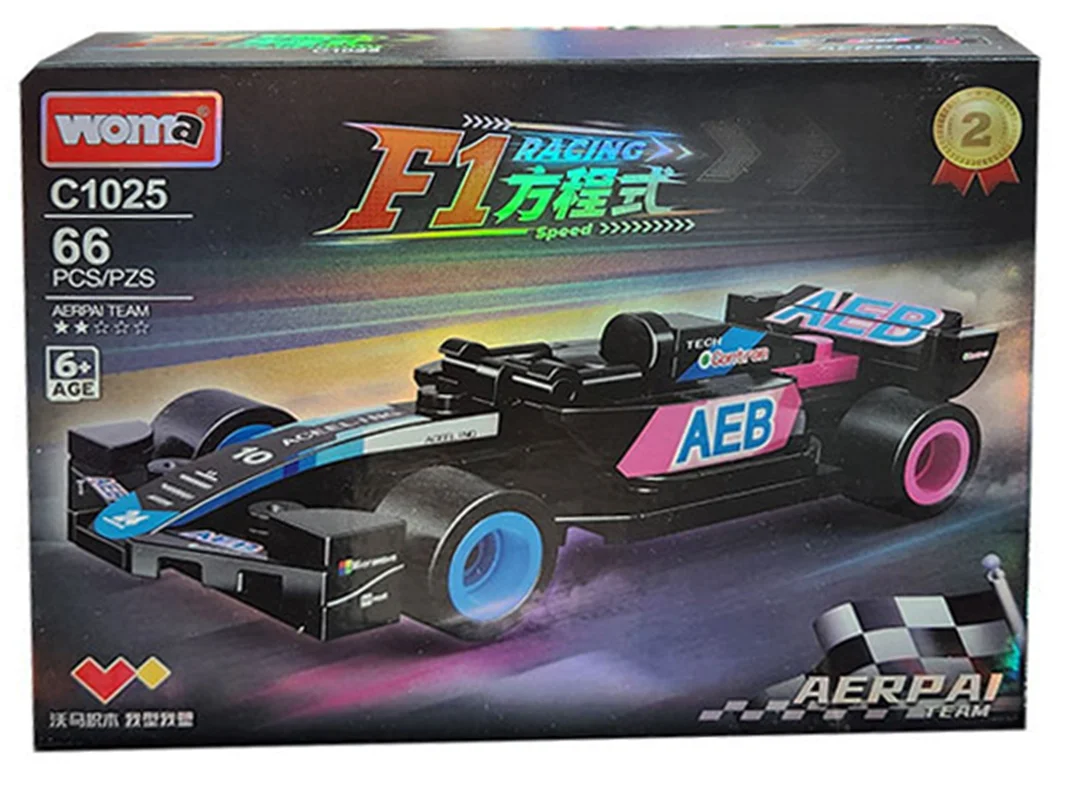 تصویر جعبه لگو ماشین Woma Aerpai Team C1025-2