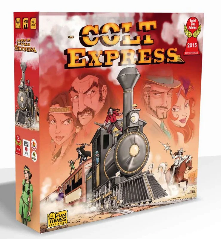 بازی فکری کلت اکسپرس Colt Express نمای سهبعدی جعبه