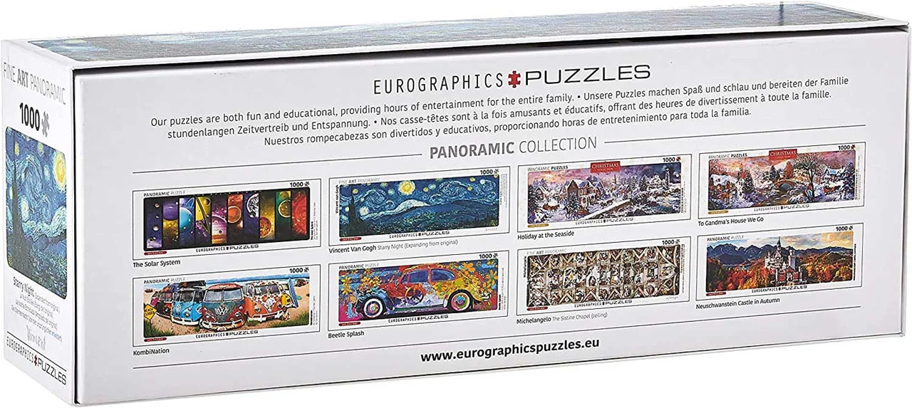 پازل یوروگرافیک 1000 تکه پاناروما «شب پر ستاره» Eurographics Puzzle Starry Night 1000 pieces Panorama 6010-5309