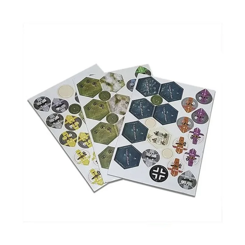 شیتهای پانچ کارت و توکن بازی بی باکان نبرد بریتانیا آندانتد بریتانیا