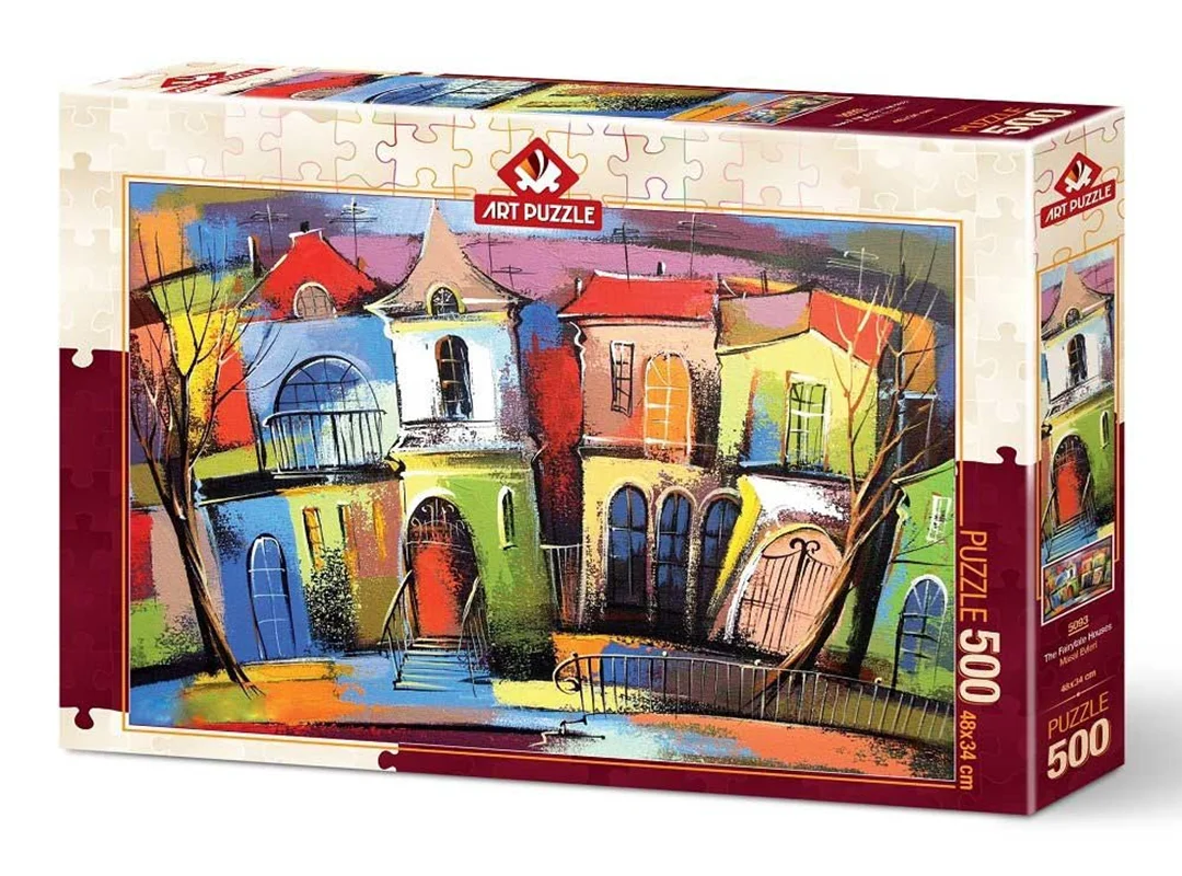 خرید پازل آرت 500 تکه «خانه های افسانه ای» Art Puzzle Fairy Tale Housees 500 pcs 5093