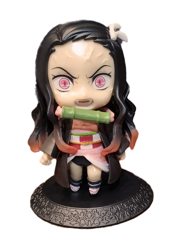 خرید انیمه فیگور شیطان کش «نزوکو کامادو خشمناک بامبو دار» Q Posket Anime Series Demon Slayer Nezuko Kamado Figure