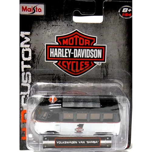 مایستو هارلی دیودسون Maisto Harley Davidson Voleswagon Van Samba