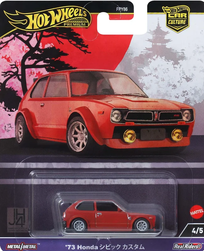 بستهبندی Hot Wheels 73 Honda Civic Custom FPY86 هات ویلز هوندا سیویک