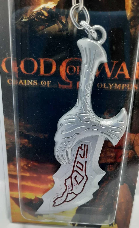 خرید جا کلیدی فلزی «شمشیر خدای جنگ» جا سوئیچی، حلقه کلید Sword of the God of War key holder