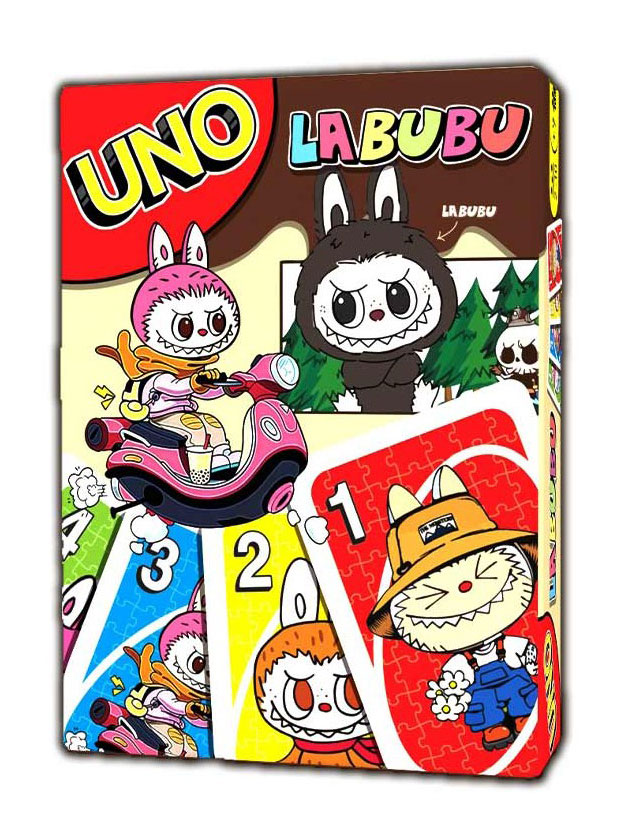 بازی ایرانی اونو لبوبو (UNO Labubu) | بازی کارتی هیجانی خانوادگی
