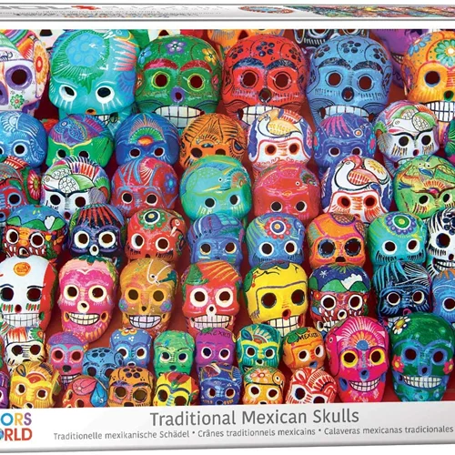 Traditional Mexican skulls