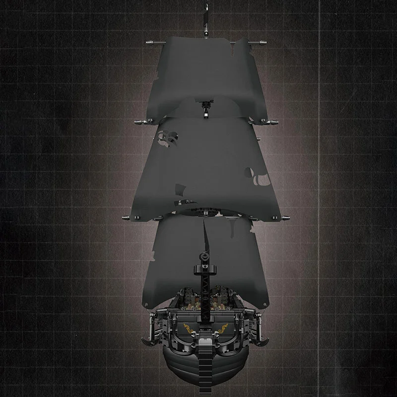 نمای روبرو کشتی دزدان دریایی کارائیب