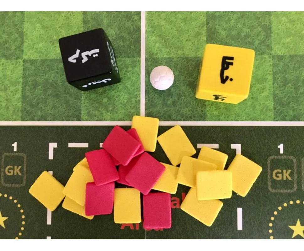 مهره های بازی فکری جعبه فوتبال Football Box Board game