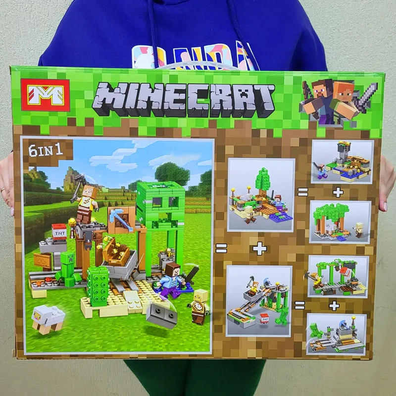 لگو سرزمین معدن من My Lego Minecraft Creeper Mine 6 In 1  MG1013