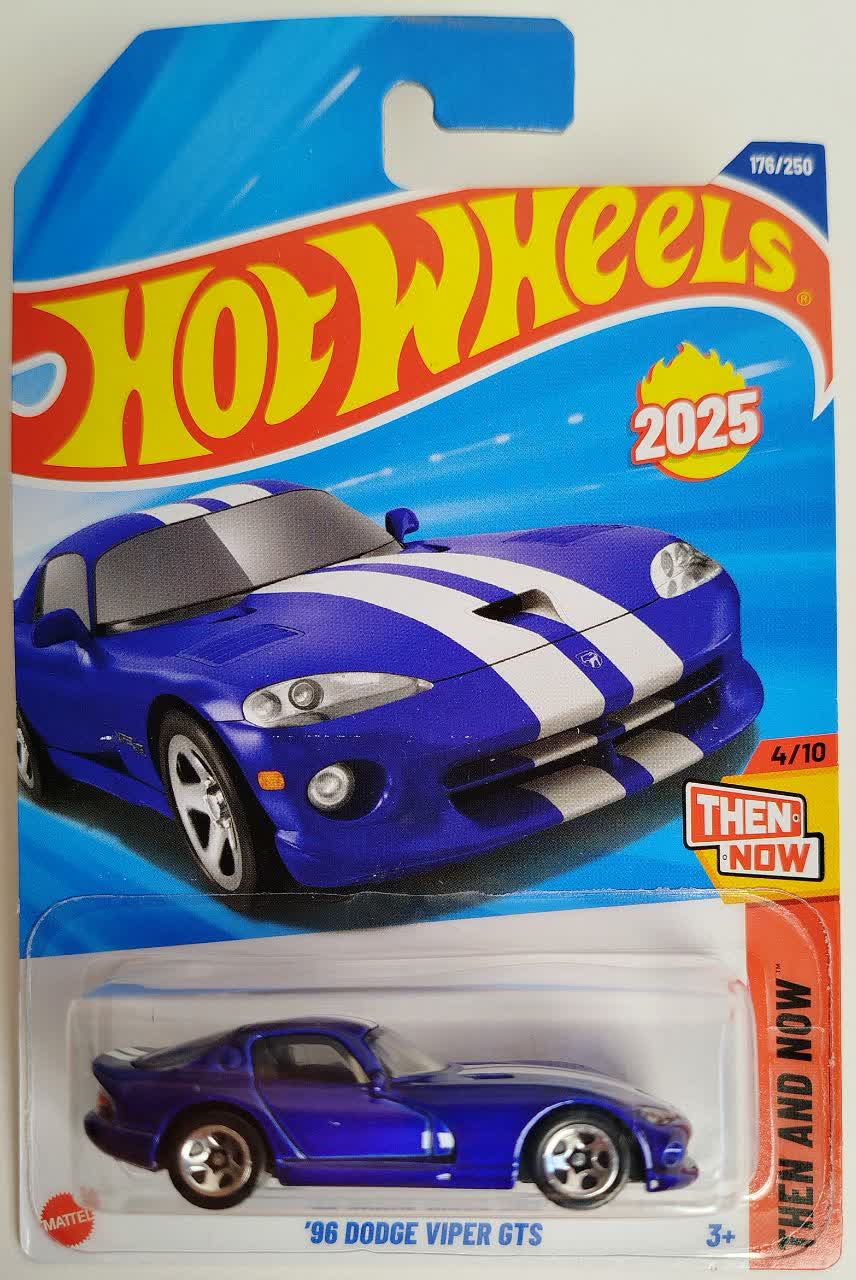 ماشین فلزی هات ویلز 96 دوج وایپر جی‌تی‌اس 96Dodge Viper GTS