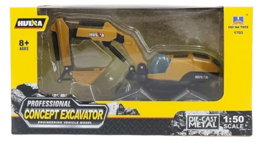 ماکت هوینا بیل مکانیکی Huina Excavator 1703