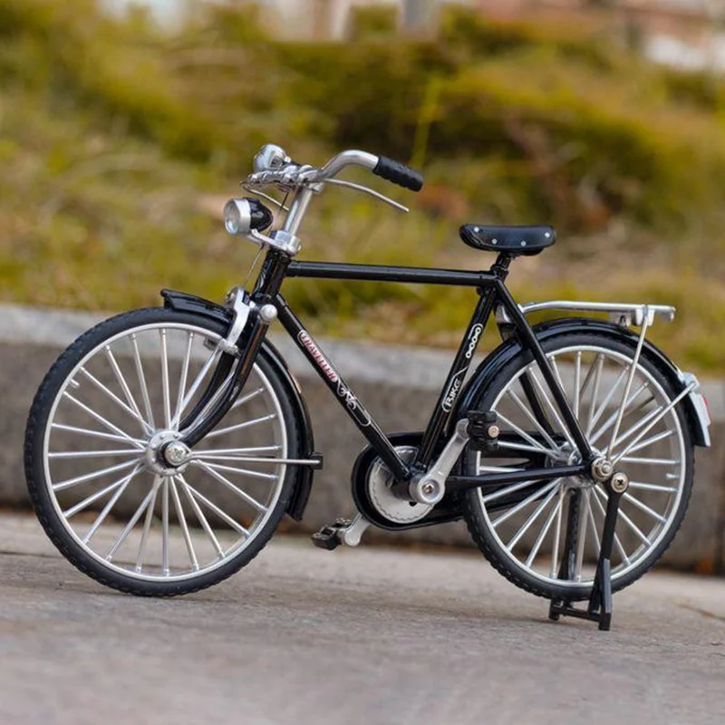 ماکت فلزی دوچرخه شهری قدیمی  081810 Metal Model Retro Bicycle