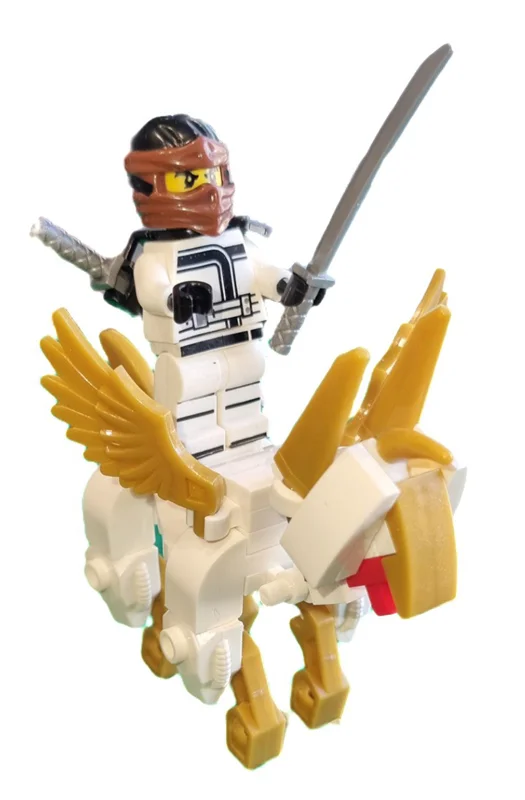 خرید آدمک لگویی فله مینی فیگور لگویی «نینجاگو استروم با اسب بالدار» Heima Minifigures Lego NinjaGo Storm 7035a