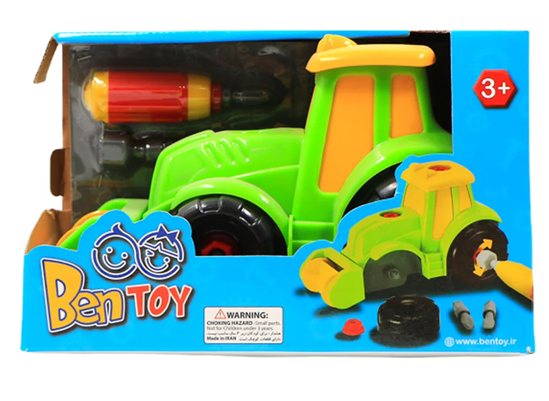 خرید بازی فکری مهارتی ساختنی بن توی «تراکتور» Ben Toy Farm Tractor