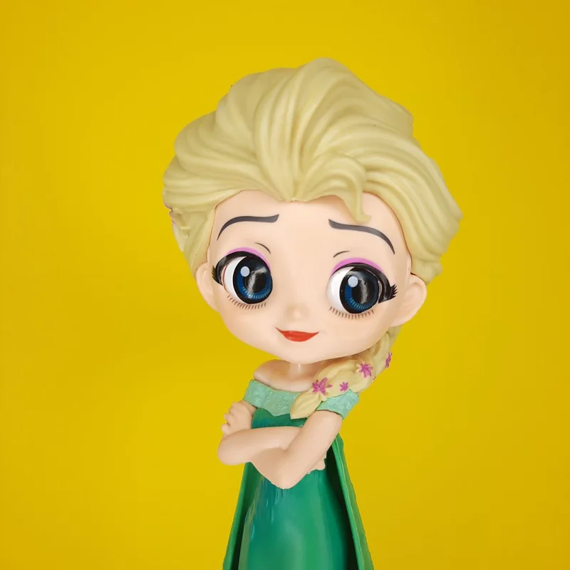 خرید کیوپاسکت فروزن فیگور پرنسس «السا با لباس سبز» Princess Elsa Version Light Green Dress, Banpresto Q Posket Frozen Figure