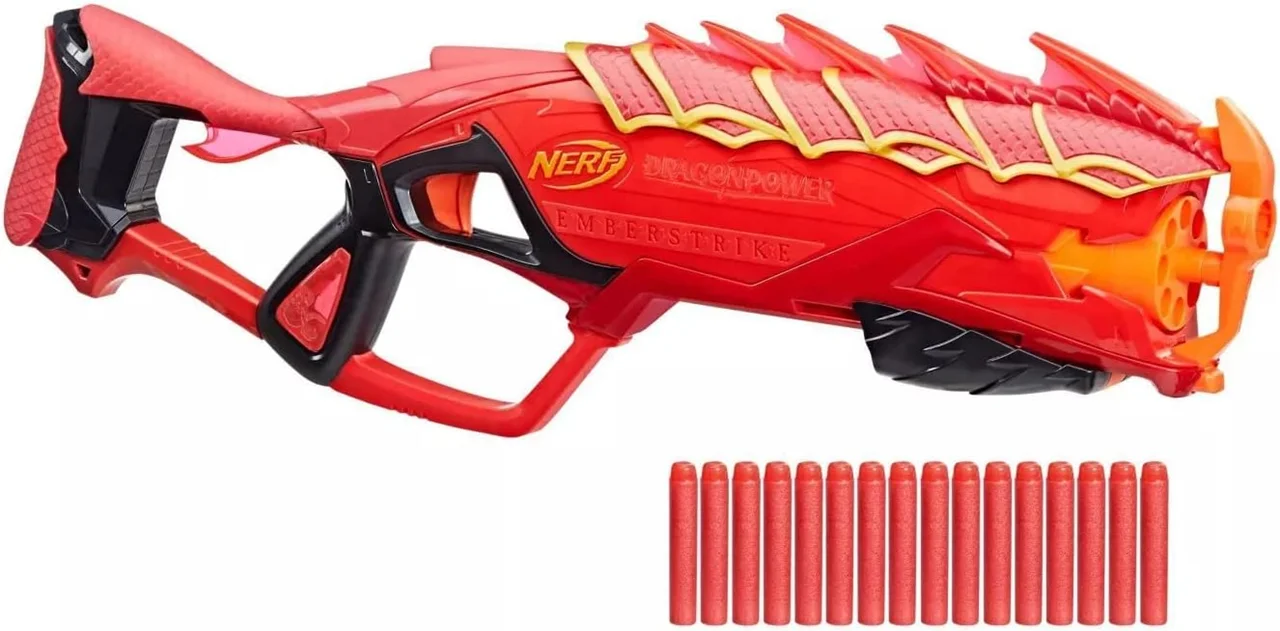 خرید تفنگ نرف «قدرت اژدها» Nerf DragonPower Emberstrike Blaster F0812HAS