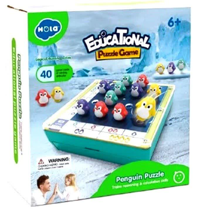 اسباب بازی هولا تویز پازل پنگوئن Puzzle Game Penguin E7986