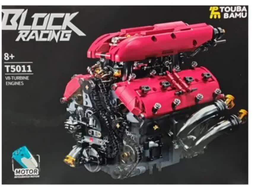 لگو موتور (انجین) 8 سیلندر V8 Turbine Engine T5011