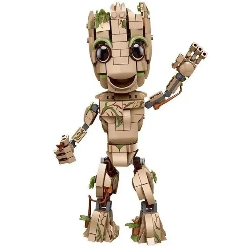 خرید لگو لیون کینگ «لگو بیبی گروت» لگو  Lion King Lego Building Blocks Marvel Construction Set I Am Groot, Baby Groot 66017