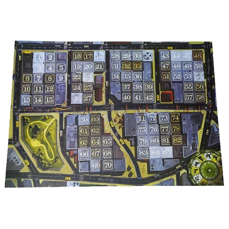 صفحه بازی در اواسط دور با چندین کسبوکار فعال